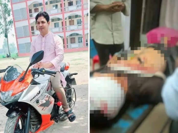 কুড়িগ্রাম মিনাবাজারে সড়ক দুর্ঘটনায় মাদ্রাসার কম্পিউটার অপারেটরের মর্মান্তিক মৃত্যু।