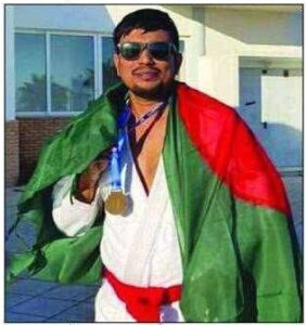 গ্রিসে আন্তর্জাতিক মার্শাল আর্টে স্বর্ণ জয় কুড়িগ্রামের সুমনের।