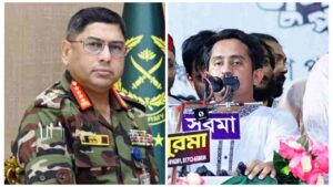 সেনাপ্রধানের প্রশংসায় সারজিস আলম